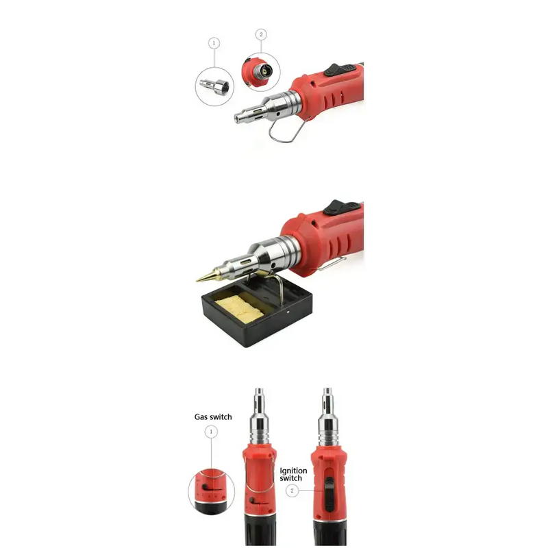 Gas Soldering Iron Set by Habicare