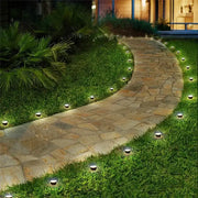 10-in-1 RGB Solar Garden Waterproof Ground Lights by Habicare