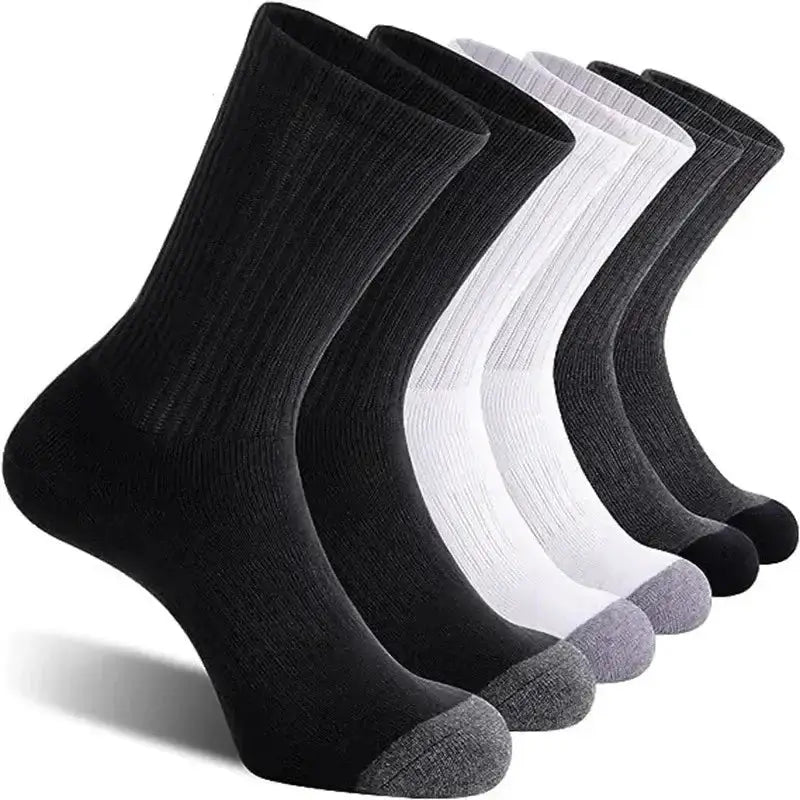 10 Pairs Plus Size Men's Athletic Socks (3 colours available) by Habicare