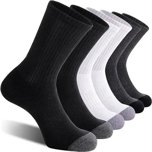 10 Pairs Plus Size Men's Athletic Socks (3 colours available) by Habicare