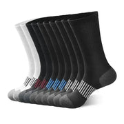 10 Pairs Plus Size Men's Athletic Socks (3 colours available) by Habicare