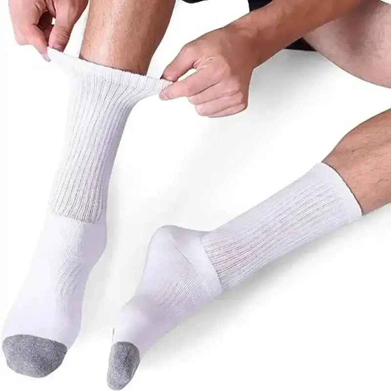 10 Pairs Plus Size Men's Athletic Socks (3 colours available) by Habicare