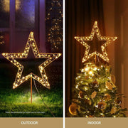 SportZone.co.nz Occasions > Christmas > Outdoor Decorations & Lights Jingle Jollys Christmas Lights 100 LED Fairy Light Ground Star Garden Decoration Jingle Jollys Christmas Lights 100 LED Fairy Light Ground Star Garden Decoration