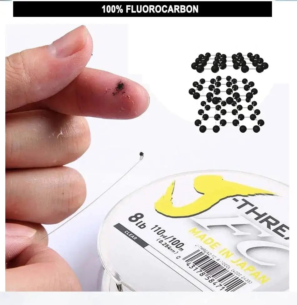 China China DaiwaJ-Fluorocarbon Fluorocarbon  Leader 100m 50m Sinking Clear Fluorocarbon Line Made in Japan