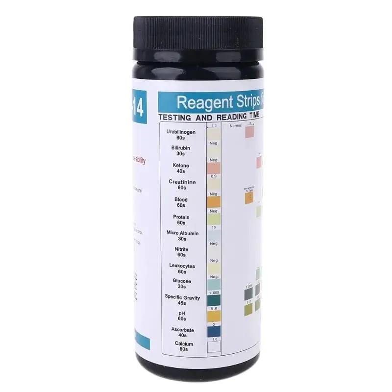 100 Strips URS-14T Urinalysis Reagent Strips - 14 Parameters by 9eight5