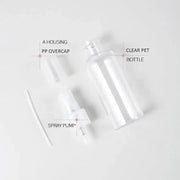 9eight5 Tools & Kits (multipurpose) 200 x 100 ml Clear Plastic Bottle with Fine Mist Spray Atomiser & Cap Clear 100ml Spray Bottle Set With Fine Mist Atomiser