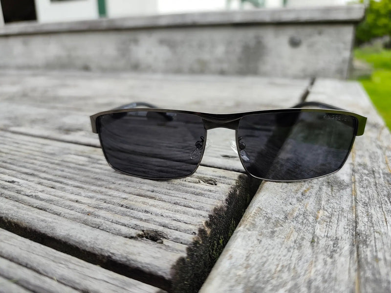 KINGSEVEN Polarized Sunglasses- UV400 Protection Semi-Rimless Sport Aviator by Mead's Supply & Equipment Outfitters limited
