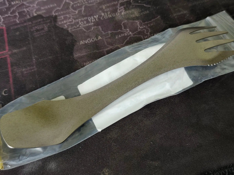 Titanium 3-in-1 Camping Utensil - NZ Stock | Ultralight Spork with Knife Edge by Mead's Supply & Equipment Outfitters limited