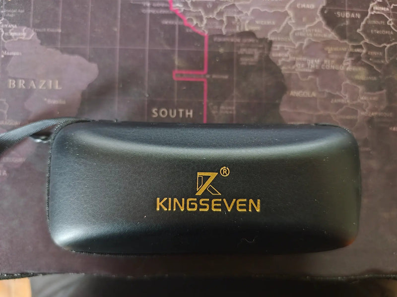 KINGSEVEN Polarized Sunglasses- UV400 Protection Semi-Rimless Sport Aviator by Mead's Supply & Equipment Outfitters limited