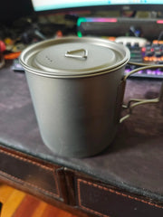 Titanium Camping Cookware Set - Ultralight Pot & Pan | Premium Backpacking Gear by Mead's Supply & Equipment Outfitters limited