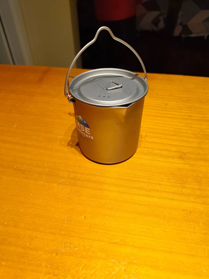 MSE Outfitters Titanium Pot 750ml | Ultralight Camp Cookware by Mead's Supply & Equipment Outfitters limited