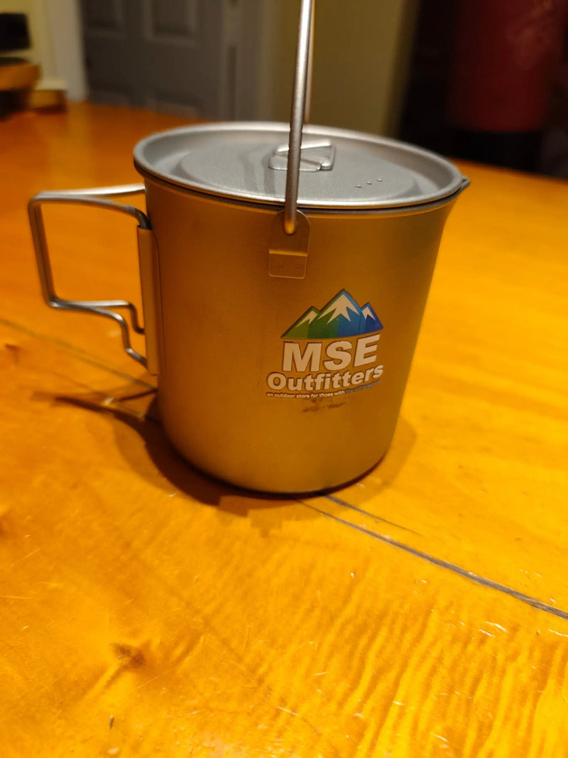 MSE Outfitters Titanium Pot 750ml | Ultralight Camp Cookware by Mead's Supply & Equipment Outfitters limited