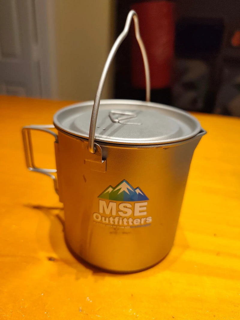 MSE Outfitters Titanium Pot 750ml | Ultralight Camp Cookware by Mead's Supply & Equipment Outfitters limited
