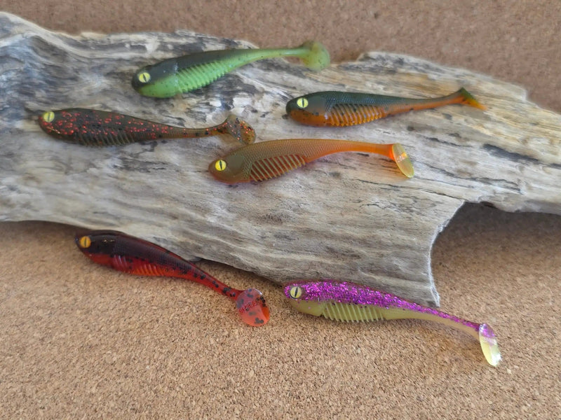 Balzer Fishing Lures Floating Punker Shads 6cm (Pack of 6) – UV Active – Other Sizes Available | Paddle Tail | Softbait Floating Punker Shads 6cm (Pack of 6) – UV Active – Other Sizes Available | Paddle Tail | Softbait