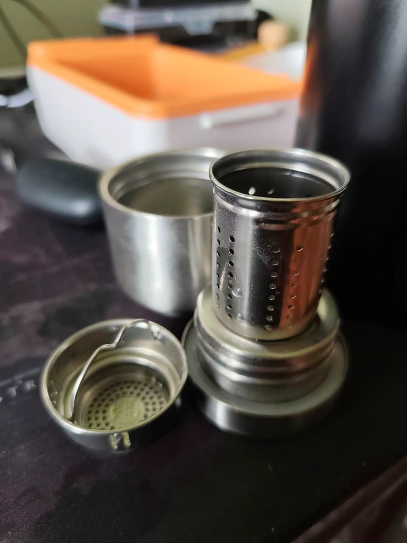Mead's Supply & Equipment Outfitters limited Outdoor Drinkware 316 Stainless Steel Thermos Bottle for Hiking, Camping & Survival 316 Stainless Steel Thermos Bottle for Hiking, Camping & Survival