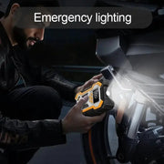 12V 10000mAh Multi-Function Car Jump Starter with Air Compressor & Wireless Power Bank by Habicare