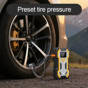 12V 10000mAh Multi-Function Car Jump Starter with Air Compressor & Wireless Power Bank by Habicare