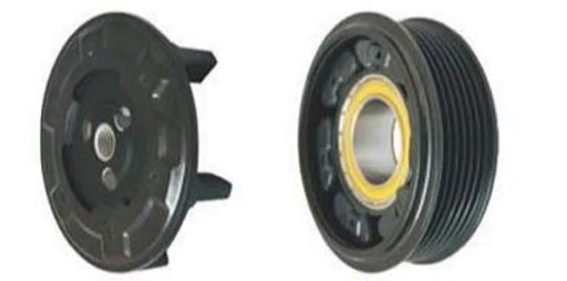 AC Compressor Clutch pulley 6PK For Audi 2.0 6SEU14C by JBH AUTO PARTS