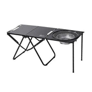 ECOTREK Folding BBQ Table – 93cm Portable Outdoor Cooking Station ZF10312 by ECOTREK