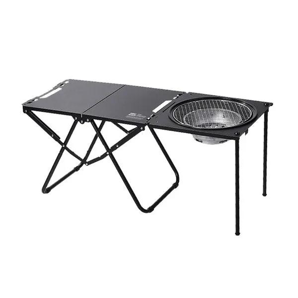 ECOTREK Folding BBQ Table – 93cm Portable Outdoor Cooking Station ZF10312 by ECOTREK