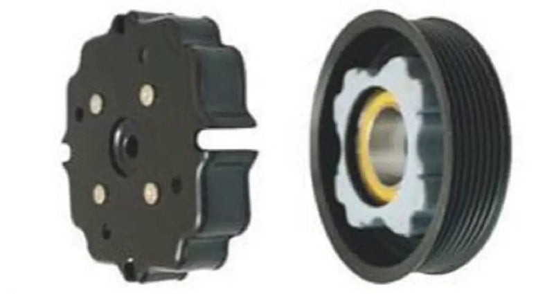 Compressor Clutch pulley 7PK For Audi A8 4.2 7SEU16C by JBH AUTO PARTS