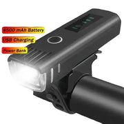 1000-Lumen Rechargeable Front & Rear Cycling Light Set by Habicare