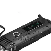 1000-Lumen Rechargeable Front & Rear Cycling Light Set by Habicare