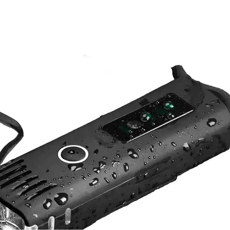 1000-Lumen Rechargeable Front & Rear Cycling Light Set by Habicare