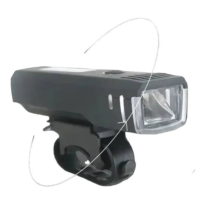 1000-Lumen Rechargeable Front & Rear Cycling Light Set by Habicare