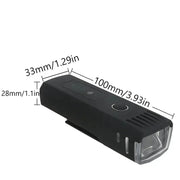 1000-Lumen Rechargeable Front & Rear Cycling Light Set by Habicare