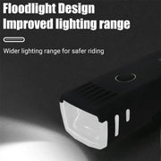 1000-Lumen Rechargeable Front & Rear Cycling Light Set by Habicare