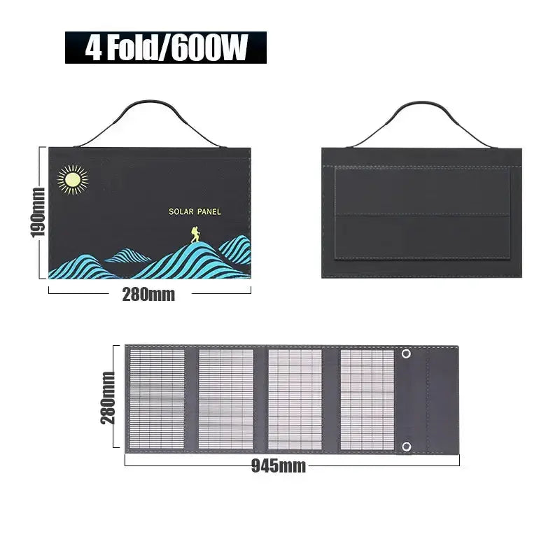 100W Outdoor Solar Panel Power Supply by Habicare