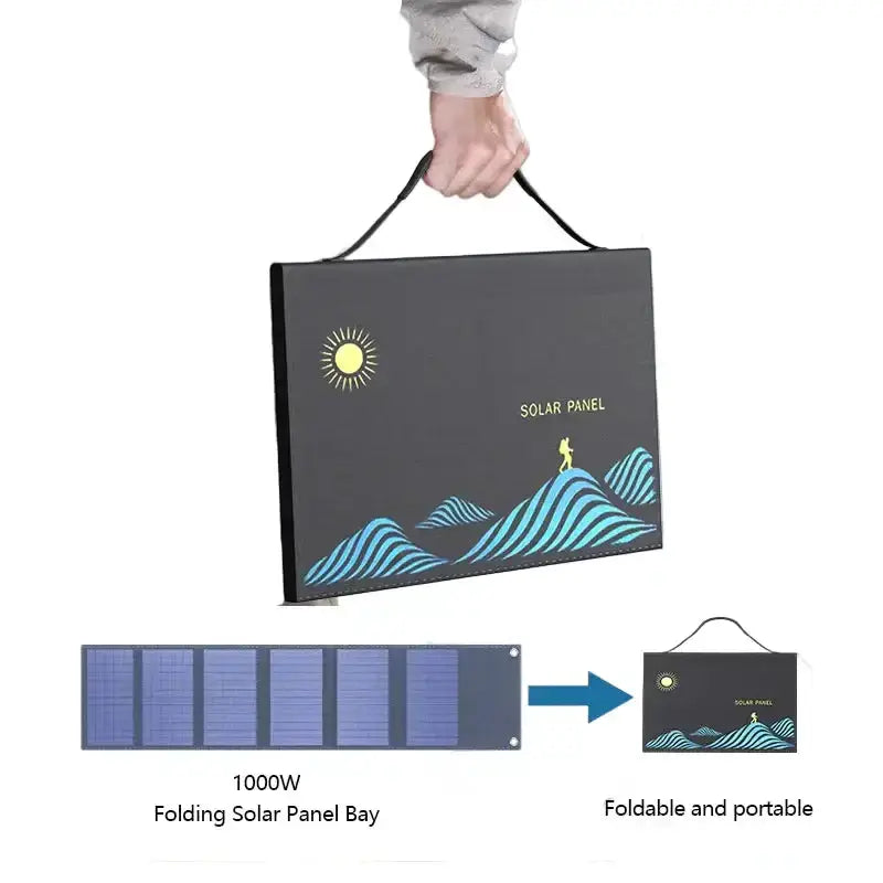100W Outdoor Solar Panel Power Supply by Habicare