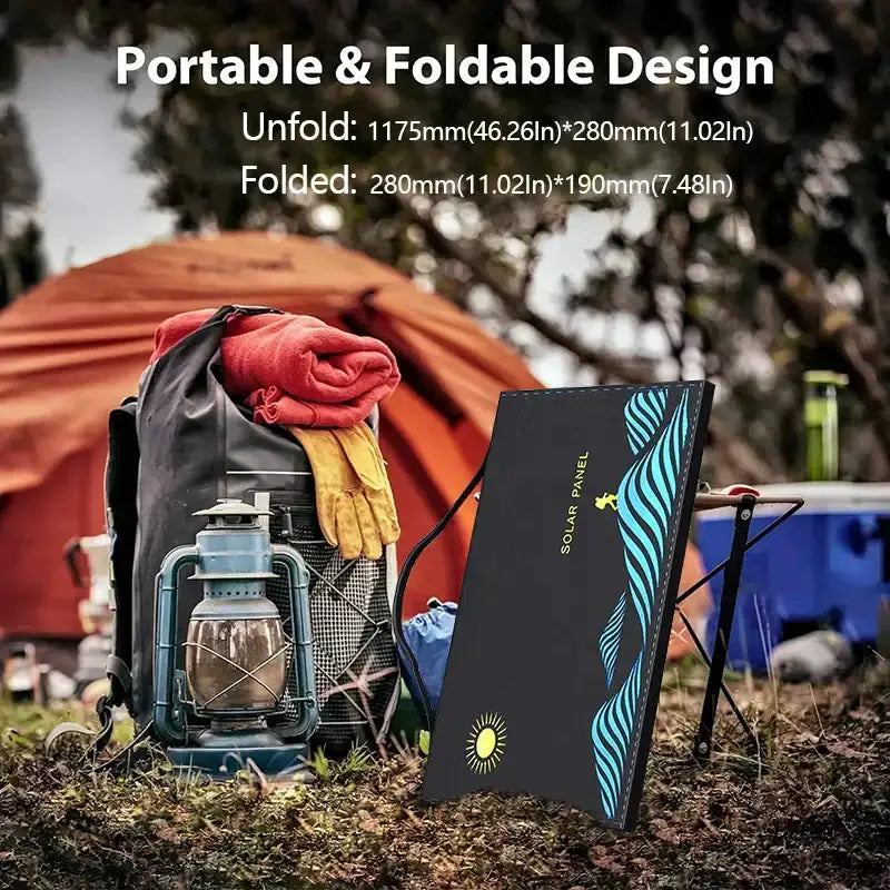 100W Outdoor Solar Panel Power Supply by Habicare