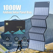 1000W Foldable Solar Charger Bag with USB & DC Output by Habicare