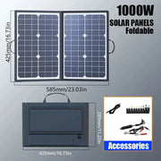 1000W Foldable Solar Panel Kit by Habicare