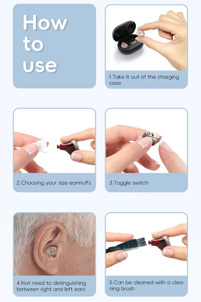 Rechargeable Hearing Aids by salelink.co.nz