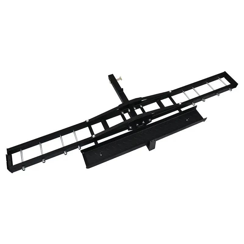 227kg Motorcycle Scooter Dirt Bike Carrier Hauler Hitch Mount Rack Ramp Anti Tilt by salelink.co.nz