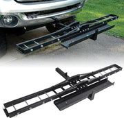 227kg Motorcycle Scooter Dirt Bike Carrier Hauler Hitch Mount Rack Ramp Anti Tilt by salelink.co.nz