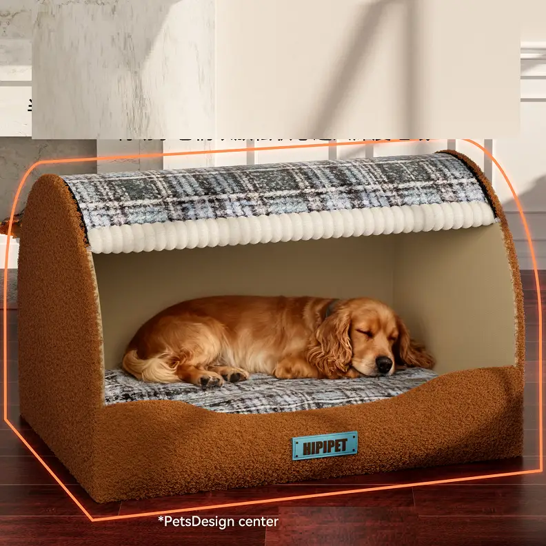 Large Size Cave Style Cozy Winter Dog Bed Warming Cat by dealonline.co.nz