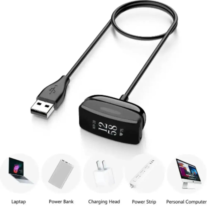 USB Charger Cable - Fitbit Inspire & ACE Series by Habicare