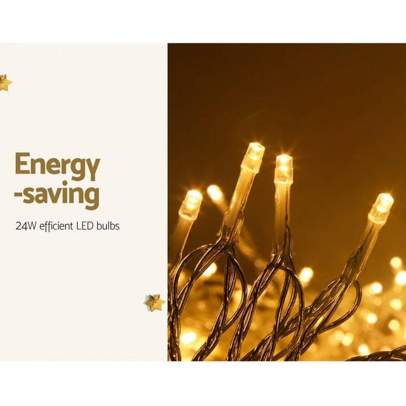 SportZone.co.nz Occasions > Christmas > Outdoor Decorations & Lights Jingle Jollys 100M Christmas Lights String Light 500 LED Warm White Jingle Jollys 100M Christmas Lights String Light 500 LED Warm White