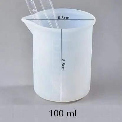 Silicone Measuring Cups for Resin Non-stick Mixing Cups, Precise Scale by Resin Art NZ