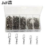 NZ Diver Fishing Tackle Stainless Steel Fishing Swivel Snap Set Box With Rolling Connectors 4 6 8 12 Stainless Steel Fishing Swivel Snap Set Box 4 6 8 12