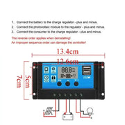 100W 12V Solar Panel Kit with Controller for RV's, caravans & Home (8 different types available) by Habicare