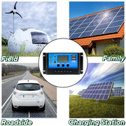 100W 12V Solar Panel Kit with Controller for RV's, caravans & Home (8 different types available) by Habicare