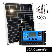 100W 12V Solar Panel Kit with Controller for RV's, caravans & Home (8 different types available) by Habicare