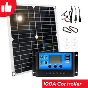 100W 12V Solar Panel Kit with Controller for RV's, caravans & Home (8 different types available) by Habicare