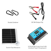 100W 12V Solar Panel Kit with Controller for RV's, caravans & Home (8 different types available) by Habicare