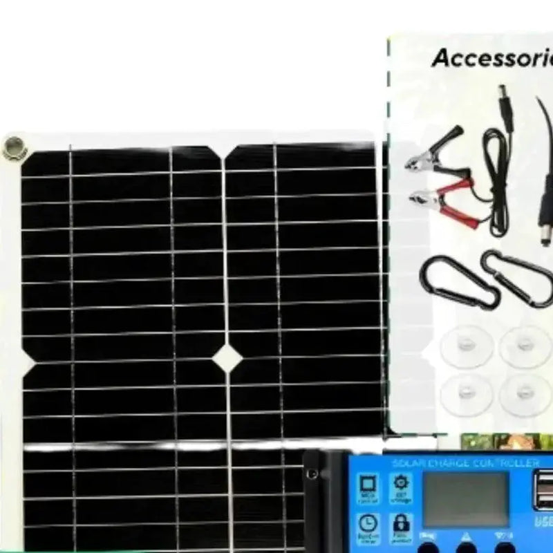 100W 12V Solar Panel Kit with Controller for RV's, caravans & Home (8 different types available) by Habicare